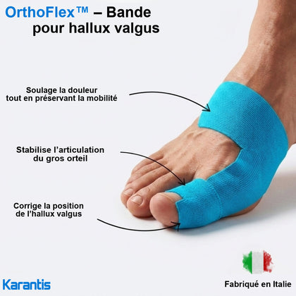OrthoFlex™ – Bande pour hallux valgus