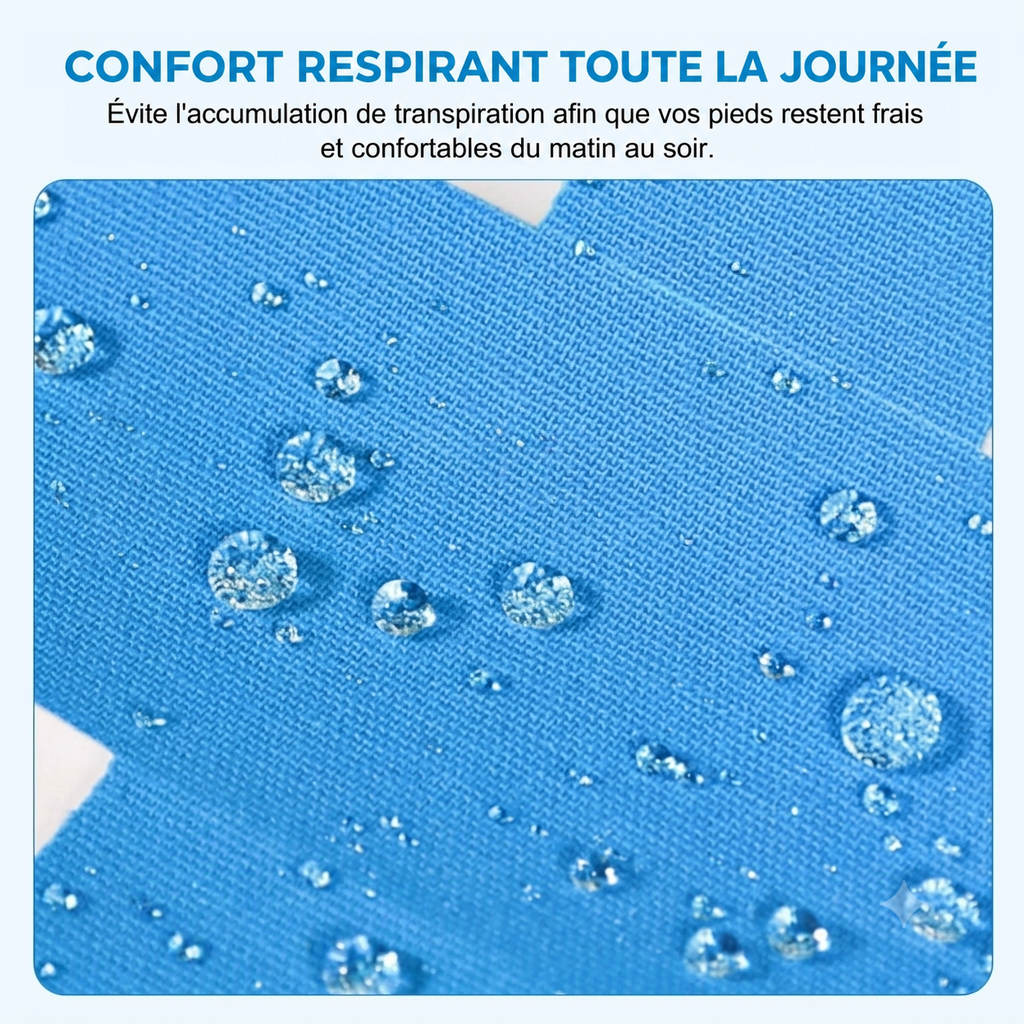Texture imperméable et respirante