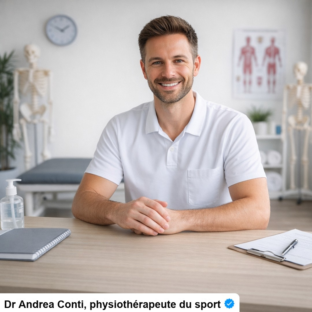 Dr Andrea Conti, physiothérapeute du sport